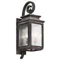 Kichler Lighting Wiscombe Park 21 Inch Tall 3 Light Outdoor Wall Light - 49502WZC