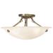 Livex Lighting Home Basics 16 Inch 3 Light Semi Flush Mount - 4273-01