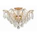 Allure Design Gallery Dynasty 19 Inch 5 Light Flush Mount - 4457-GA-CL-MWP