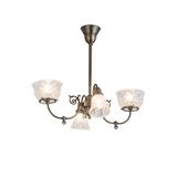 Meyda Lighting Auburn Wreath And Garland 28 Inch 4 Light Mini Chandelier - 50756