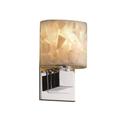 Justice Design Group Alabaster Rocks! 9 Inch Wall Sconce - ALR-8707-30-CROM