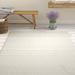 White 48 x 0.35 in Area Rug - One Allium Way® Sanders Geometric Hand-Woven Wool Ivory Area Rug Wool | 48 W x 0.35 D in | Wayfair OAWY1588 25585301