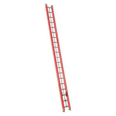 WESTWARD 44YY40 40 ft Fiberglass Extension Ladder, 300 lb Load Capacity