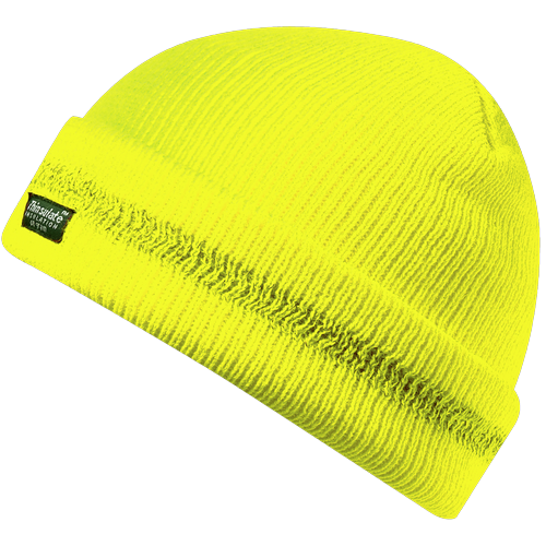 Bonnet réfléchissant jaune