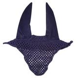 Crochet Ear Nets - Plain - Navy - Horse - Smartpak