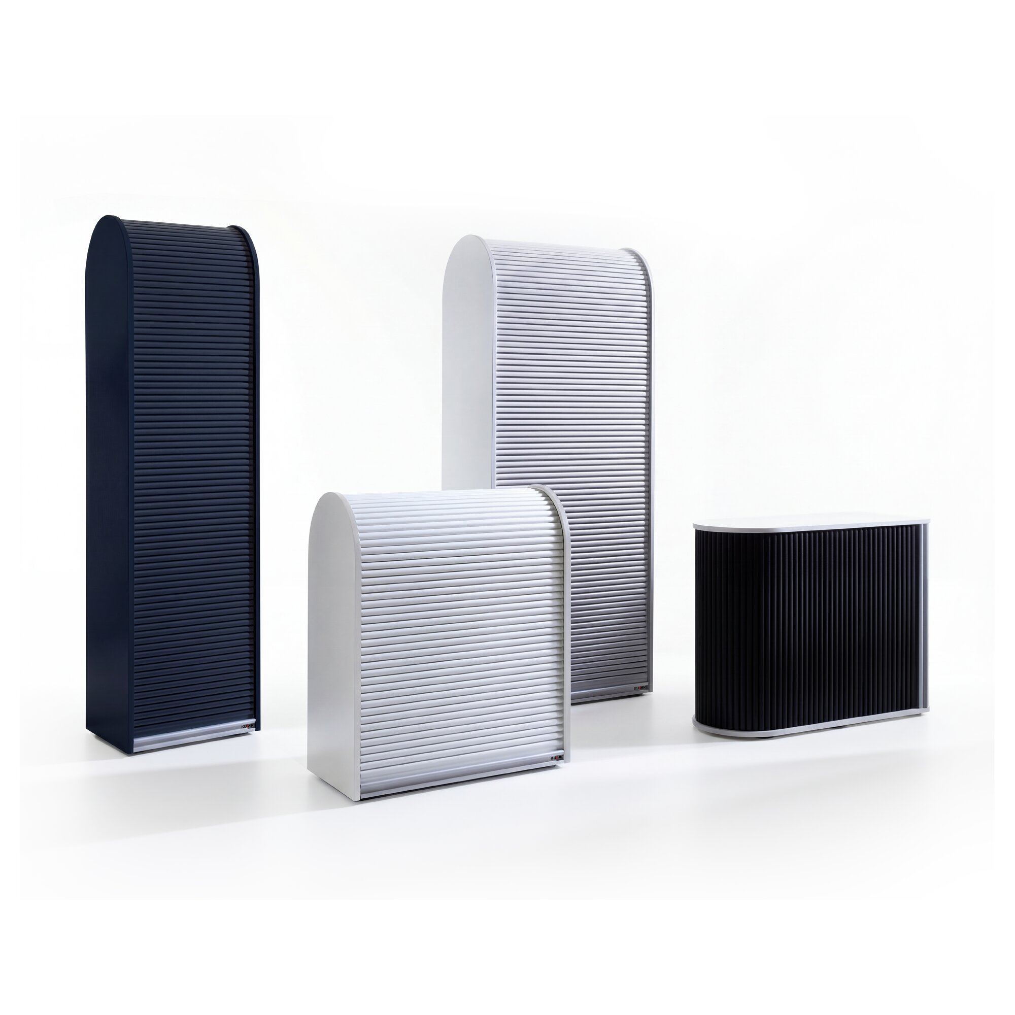 Klenk Dancer Kleiderschrank breit / Korpus / Silber Image