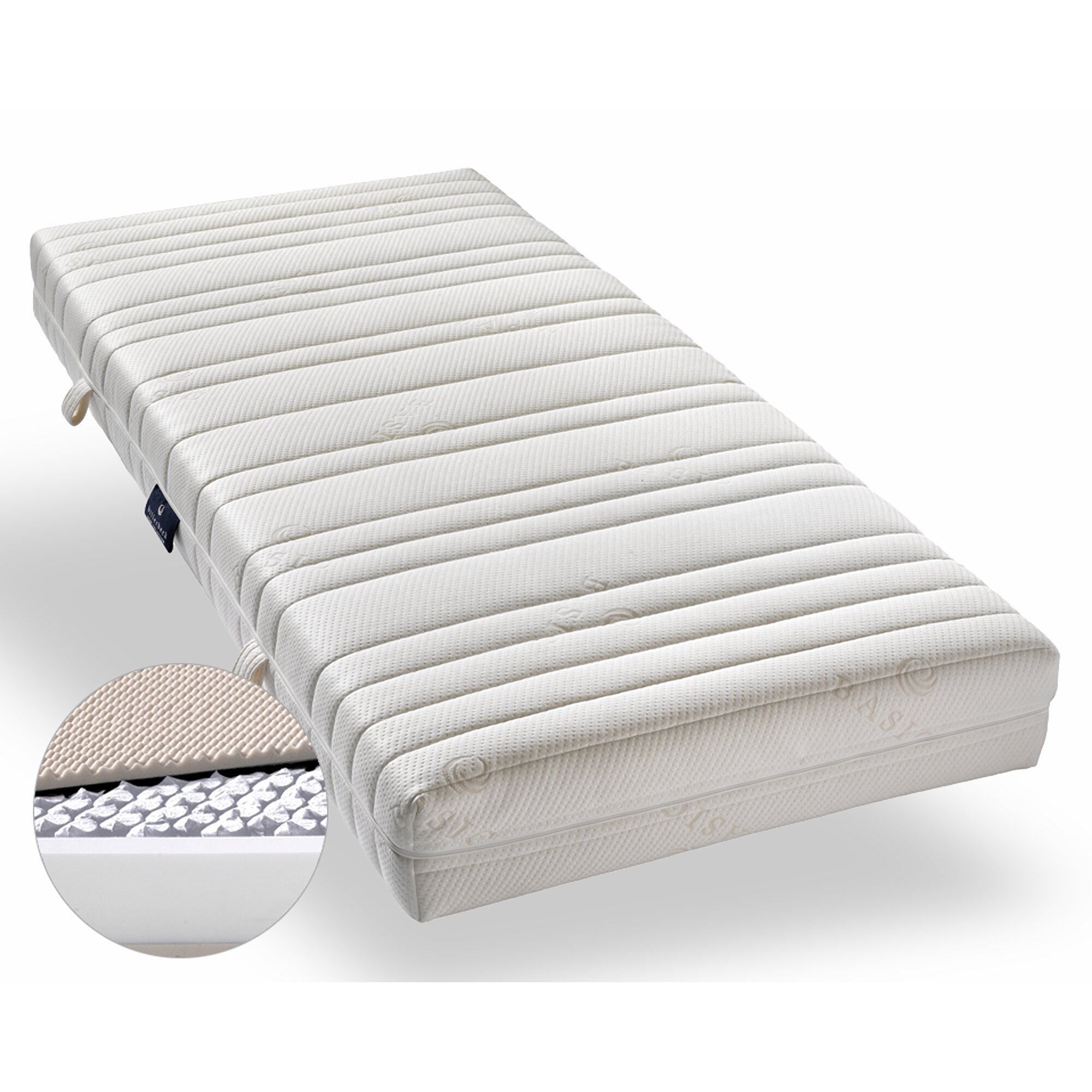 Billerbeck 7-Zonen Airtec »TTFK« Basic Taschenfederkern Matratzen 90x200 cm H2