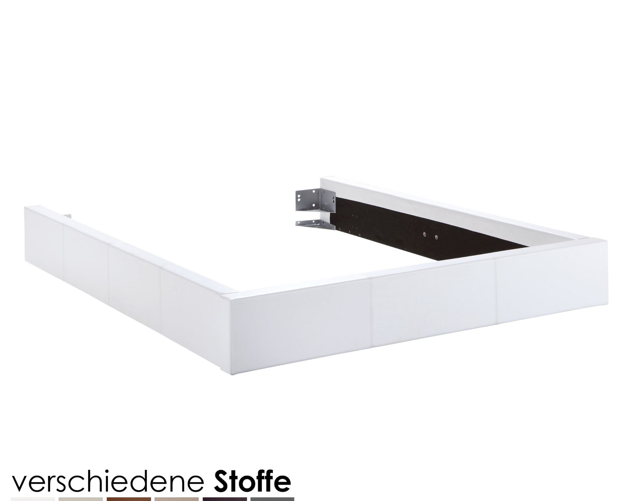 Hasena Dream-Line Bettrahmen Lungo 28/3S 200x200 cm / PK3 Campos 374 cafe Image