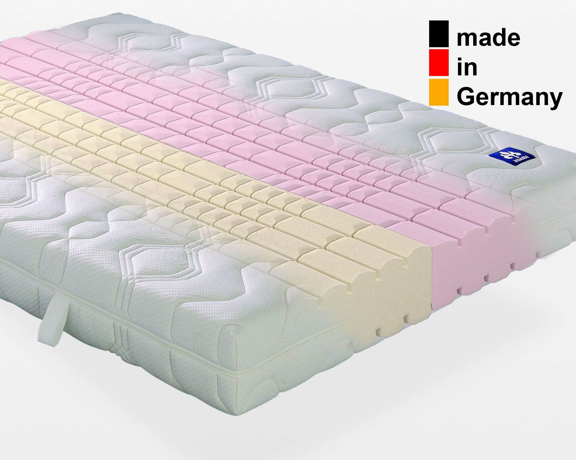 Badenia »Irisette Lotus« Komfortschaum-Kombikern Partner-Matratzen 180x200 cm / H2/H3