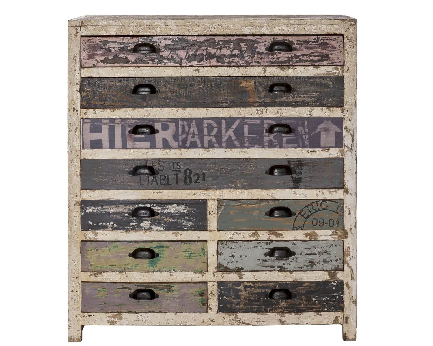 Taste of India Schubladenkommode 2 vintage-multicolor