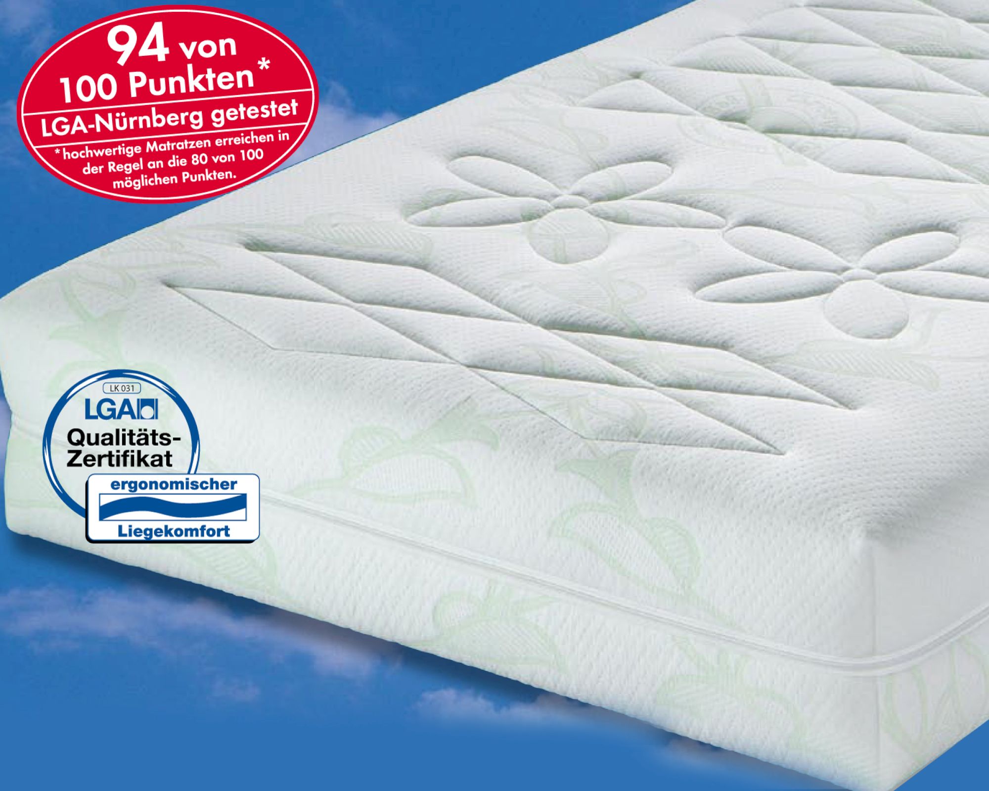 Malie »Primavera« Greenfirst Matratzen 100x200 cm H2