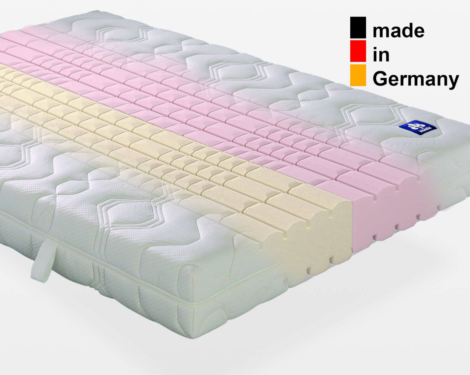 Badenia »Irisette Lotus« Komfortschaum-Kombikern Partner-Matratzen 160x200 cm / H2/H3