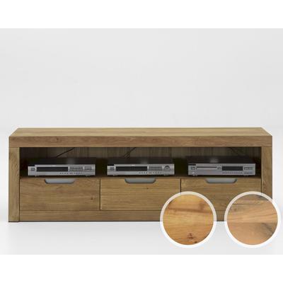 Massivholz »Basel« Lowboard Wildeiche bianco 170 cm Image