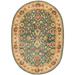 SAFAVIEH Antiquity Anderson Traditional Floral Wool Area Rug Blue/Beige 4 6 x 6 6 Oval