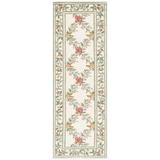 SAFAVIEH Chelsea Makayla Floral Wool Runner Rug Ivory 2 6 x 8