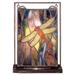 Meyda Tiffany - 56831 - Mini Tabletop Window - Dragonfly - Pbag Flame Orange-28pack