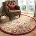 SAFAVIEH Heritage Regius Traditional Wool Area Rug Multi 3 6 x 3 6 Round