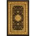 SAFAVIEH Lyndhurst Marie Traditional Floral Area Rug Black/Ivory 3 3 x 5 3