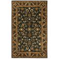 SAFAVIEH Antiquity Carmella Floral Bordered Wool Area Rug Blue/Gold 4 x 6