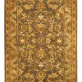 SAFAVIEH Antiquity Carmella Floral Bordered Wool Area Rug Blue/Gold 3 x 5