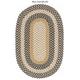 BU55R024X096 Burmingham - Blue Crest 2 x8 Rug 100% Polypropylene - Runner (Oval).