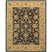 SAFAVIEH Heritage Regis Traditional Wool Area Rug Charcoal/Gold 7 6 x 9 6