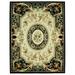 SAFAVIEH Chelsea Samara Floral Wool Area Rug Black 7 9 x 9 9