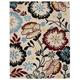 SAFAVIEH Soho Lily Floral Wool Area Rug Ivory/Multi 6 x 6 Square