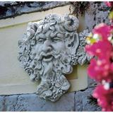 Design Toscano Bacchus God of Wine Greenman Wall Sculpture: Large
