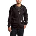 Carhartt Men's Midweight Hooded Zip-Front Sweatshirt, Black, XL