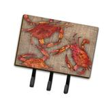 Caroline's Treasures Cooked Crabs Leash Holder & Key Holder Metal in Brown/Orange | 8 H x 8.25 W x 0.65 D in | Wayfair 8742TH68