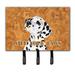 Caroline's Treasures Dalmatian Wipe Your Paws Leash Holder & Key Holder Metal in Brown | 6 H x 9 W x 2 D in | Wayfair SS4892TH68