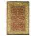 SAFAVIEH Persian Legend Lydia Floral Bordered Wool Area Rug Rust/Beige 3 6 x 3 6 Round