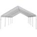 King Canopy Hercules 18ft x 27ft Steel Frame Canopy Tent w/ 10 Legs in Gray | 138 H x 216 W x 324 D in | Wayfair HC1827PC