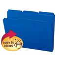 Smead Poly File Folders Blue 24pk Letter (10503)