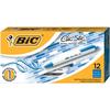 BIC Clic Stic Retactable Ball Pen Blue 12 Count