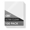 GBC Ultra Clear Thermal Laminating Pouches Legal Size 3 mil 100 Pack -