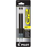 Pilot G2 Gel Roller Refill Bold Point Black 2/Pack