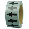 Incom Mfg Arrow Tape Gray 2in W 108ft Roll L PMA257