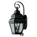 Livex Exeter 2602-04 Outdoor Wall Lantern - 21.5H in. Black