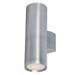 Maxim Lightray Two Light 15-Inch Outdoor Wall Light - Brushed Aluminum - 6102AL