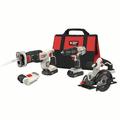 PORTER CABLE 20-Volt Max Lithium-Ion 4 Tool Combo Kit PCCK616L4