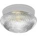 Progress Lighting P3405 Fitter Series 7-1/2 Single-Light Flush Mount Ceiling Fixture -