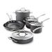 Calphalon Signature Hard Anodized Nonstick 10 Piece Cookware Set Non Stick/Hard-Anodized Aluminum in Gray | Wayfair 1948248