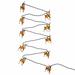 Kurt Adler Reindeer 10 Light String Lights in Green | 1.7 H x 10.9 W x 15.3 D in | Wayfair UL4261