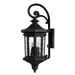 Hinkley Lighting H1605 Museum Black Raley 4 Light 31-1/4 Tall Outdoor Wall Sconce