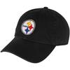 Mens Pittsburgh Steelers '47 Brand Black Cleanup Adjustable Hat