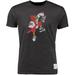 Men's Original Retro Brand Heather Black Louisville Cardinals Vintage Tri-Blend T-Shirt