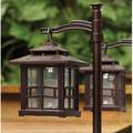 Plow & Hearth 2-Light 28.75" Lamp Post Metal in Brown | 28.75 H x 6.5 W x 6.5 D in | Wayfair 52870