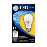 GE A19 Dimmable 800 Lumens LED Light Bulb 60 Watt 2700 Kelvin